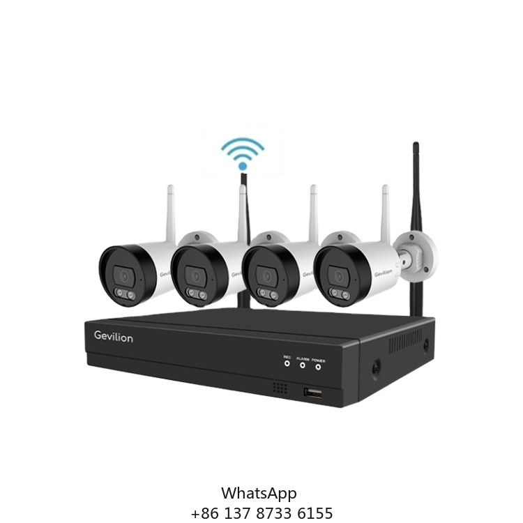 Home Security Cameras - ระบบกล้องวงจรปิดภายในบ้าน 4 กล้อง ความละเอียดสูง 3MP แบบไร้สาย