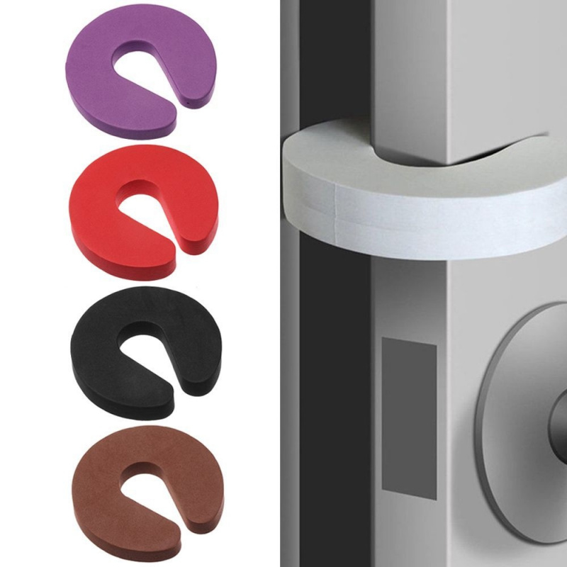 Home Security Kitchener - ตัวกันกระแทกประตูแบบโฟมนุ่ม ป้องกันนิ้วหนีบ ตัวล็อคประตู ใช้งานได้จริง ปลอดภัยสำหรับบ้าน ห้องนอน