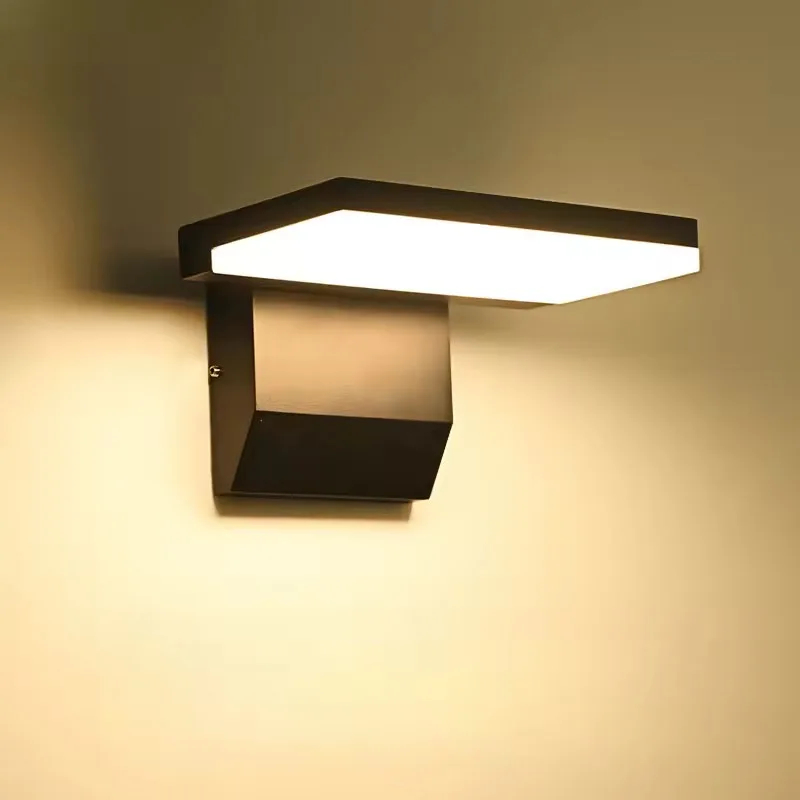 Home Security Yard Sensors - ไฟติดผนัง LED พร้อมเซ็นเซอร์ตรวจจับความเคลื่อนไหวสำหรับภายนอกอาคาร, กันน้ำระดับ IP65 เหมาะสำหรับสวน