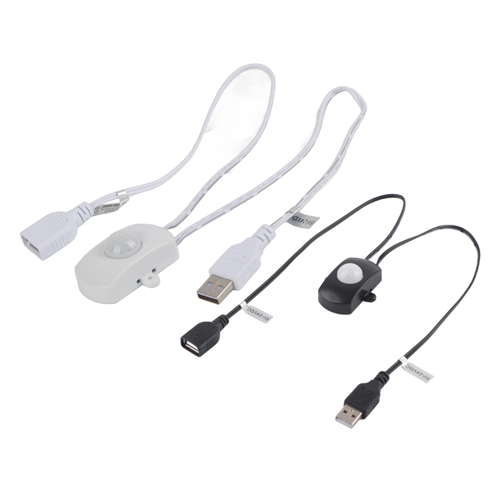 Home Security Lights - 2A DC5-24V มินิ PIR เซ็นเซอร์ตรวจจับความเคลื่อนไหวสวิตช์อัตโนมัติอินเทอร์เฟซ USB
