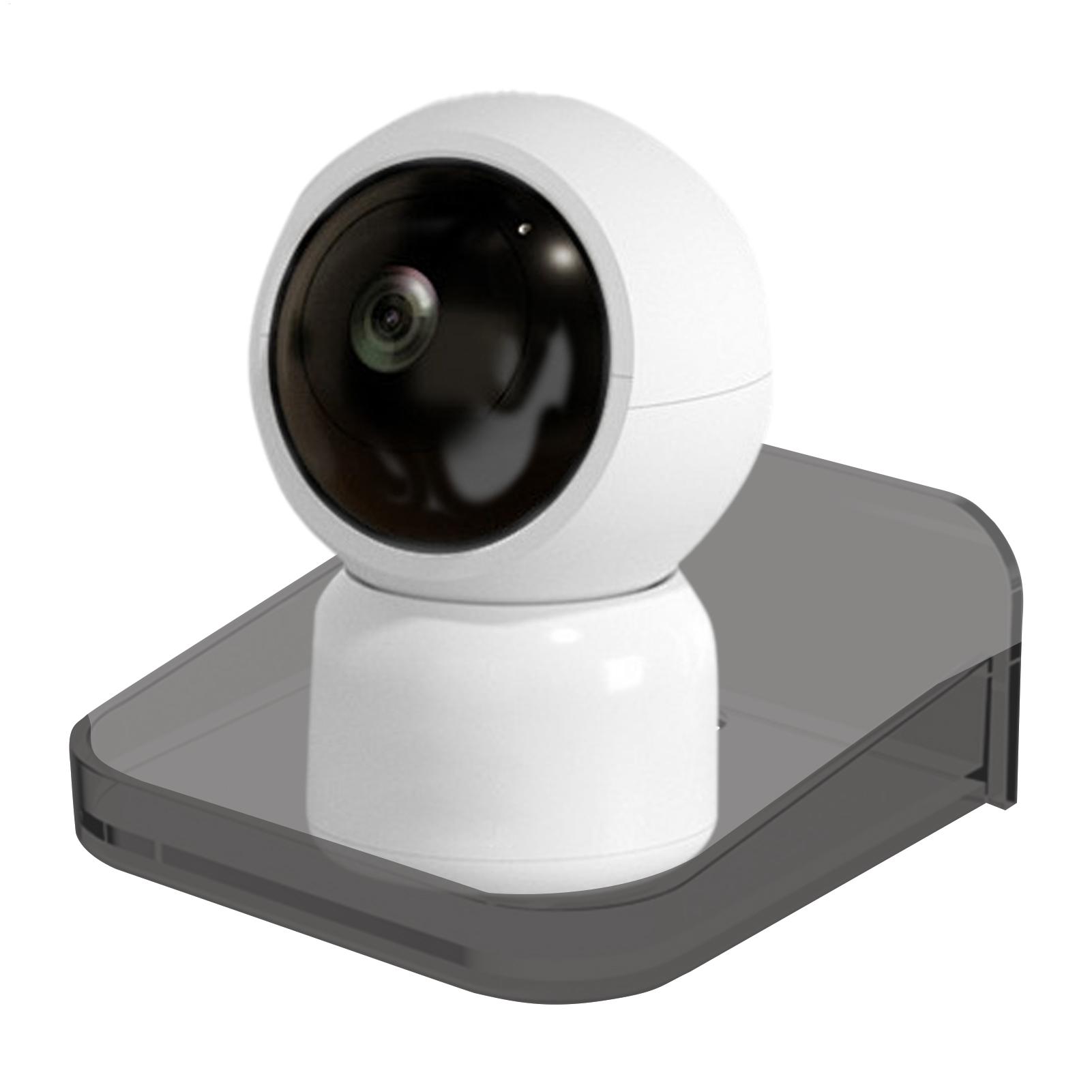 Home Security For Renters - ชั้นวางติดผนังขนาดเล็ก 1 ชิ้น ชั้นวางติดผนังขนาดจิ๋ว ที่ยึดกล้องวงจรปิด ชั้นวางแบบลอยตัวสำหรับหน้าต่าง
