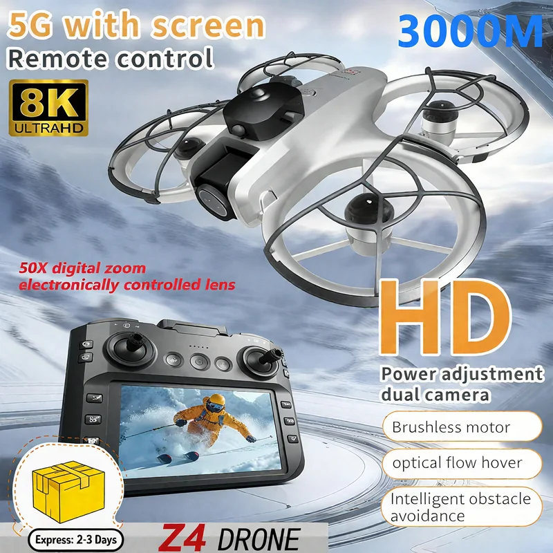 โดรน MINI Z4 รุ่นใหม่ 4K ระดับ - Home Security Cameras บทวิจารณ์และราคา