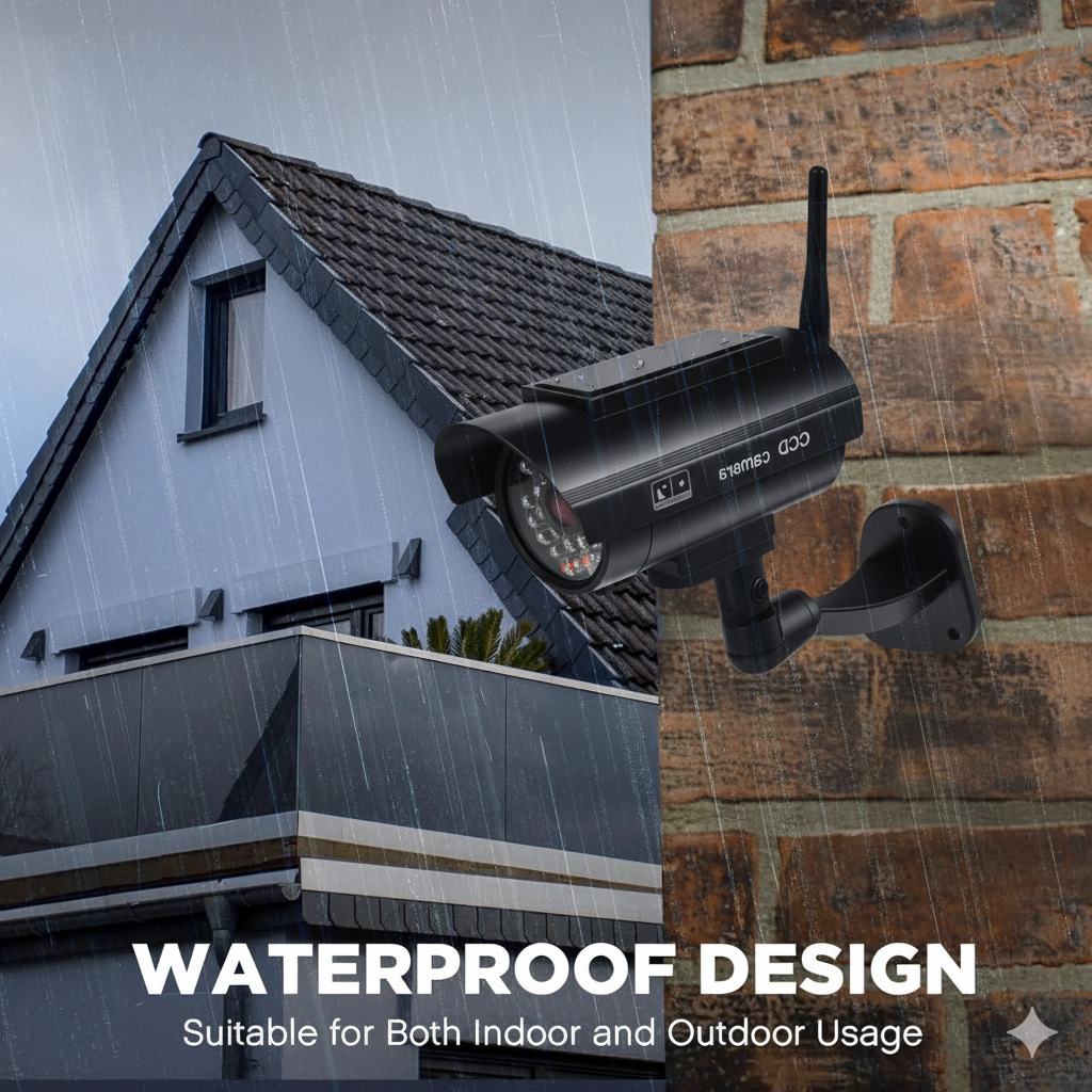 กล้องวงจรปิดปลอมกันน้ำพลังงานแ - Home Yard Security Cameras บทวิจารณ์และราคา