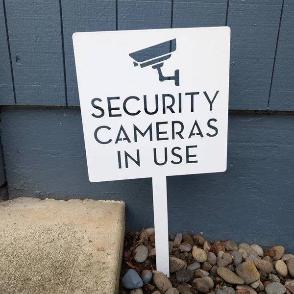 ป้ายเตือนกล้องวงจรปิด - ป้ายเต - Home Yard Security Cameras บทวิจารณ์และราคา