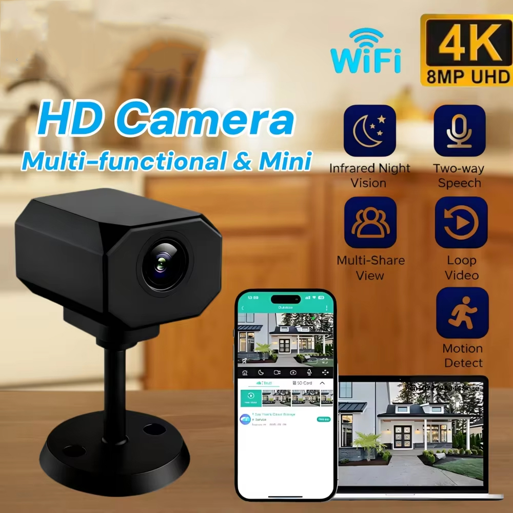กล้องวงจรปิด 4K HD WiFi สำหรับ - Home Security Cameras บทวิจารณ์และราคา