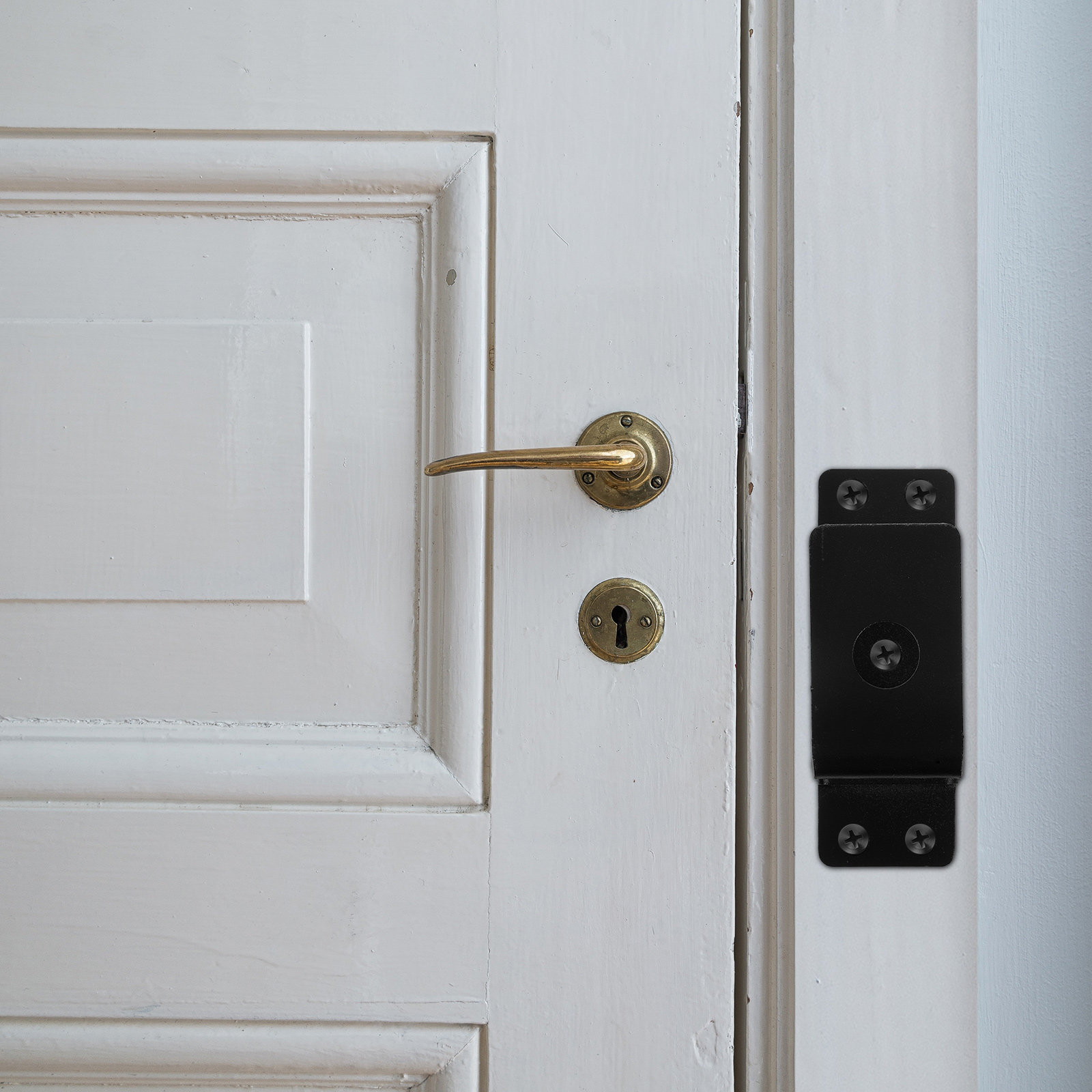 ชุดอุปกรณ์ยึดราวกั้นประตูแบบหน - Home Security Bars บทวิจารณ์และราคา