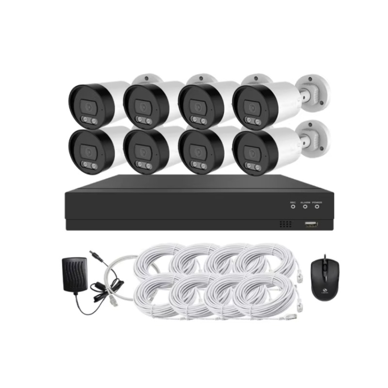 ชุดกล้องวงจรปิด 4ch 8ch ความคม - Home Security Cameras บทวิจารณ์และราคา