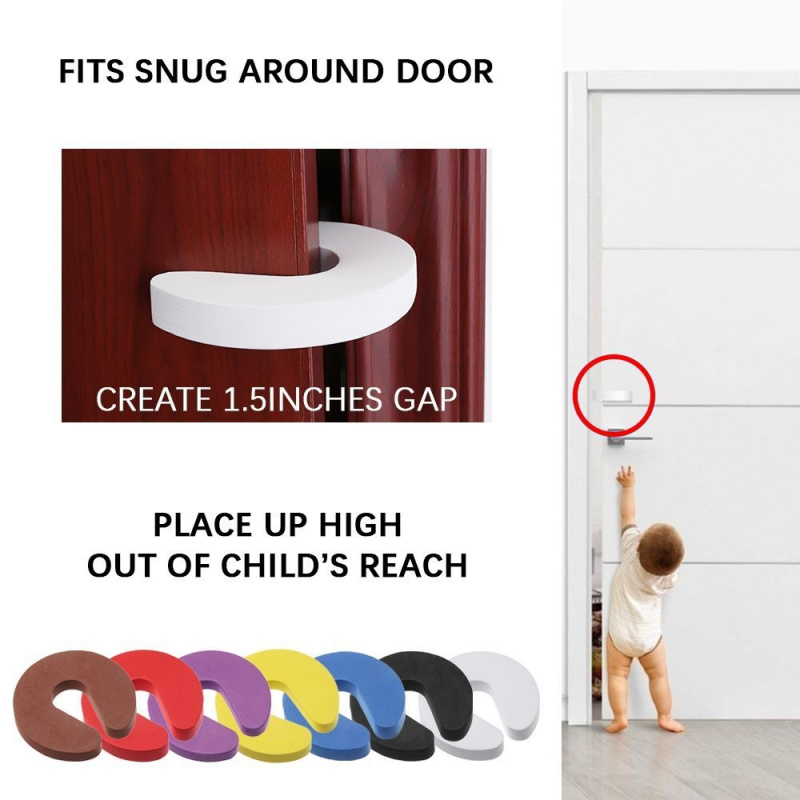 ตัวป้องกันนิ้วมือที่ประตู  แผ่ - Home Security Kitchener บทวิจารณ์และราคา