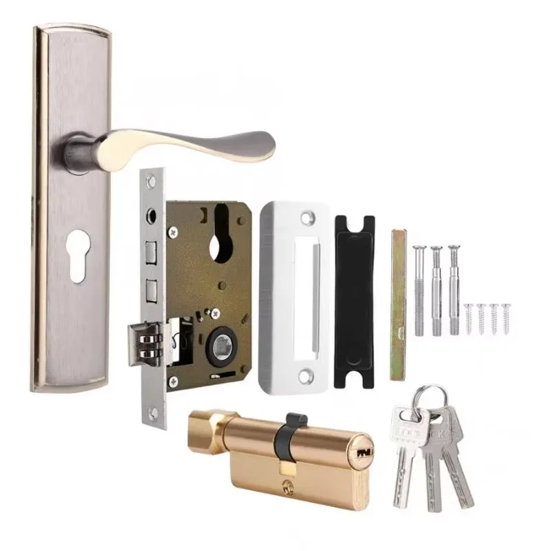 กุญแจล็อคมือจับประตูสีทองล็อคป - Home Security Kitchener บทวิจารณ์และราคา