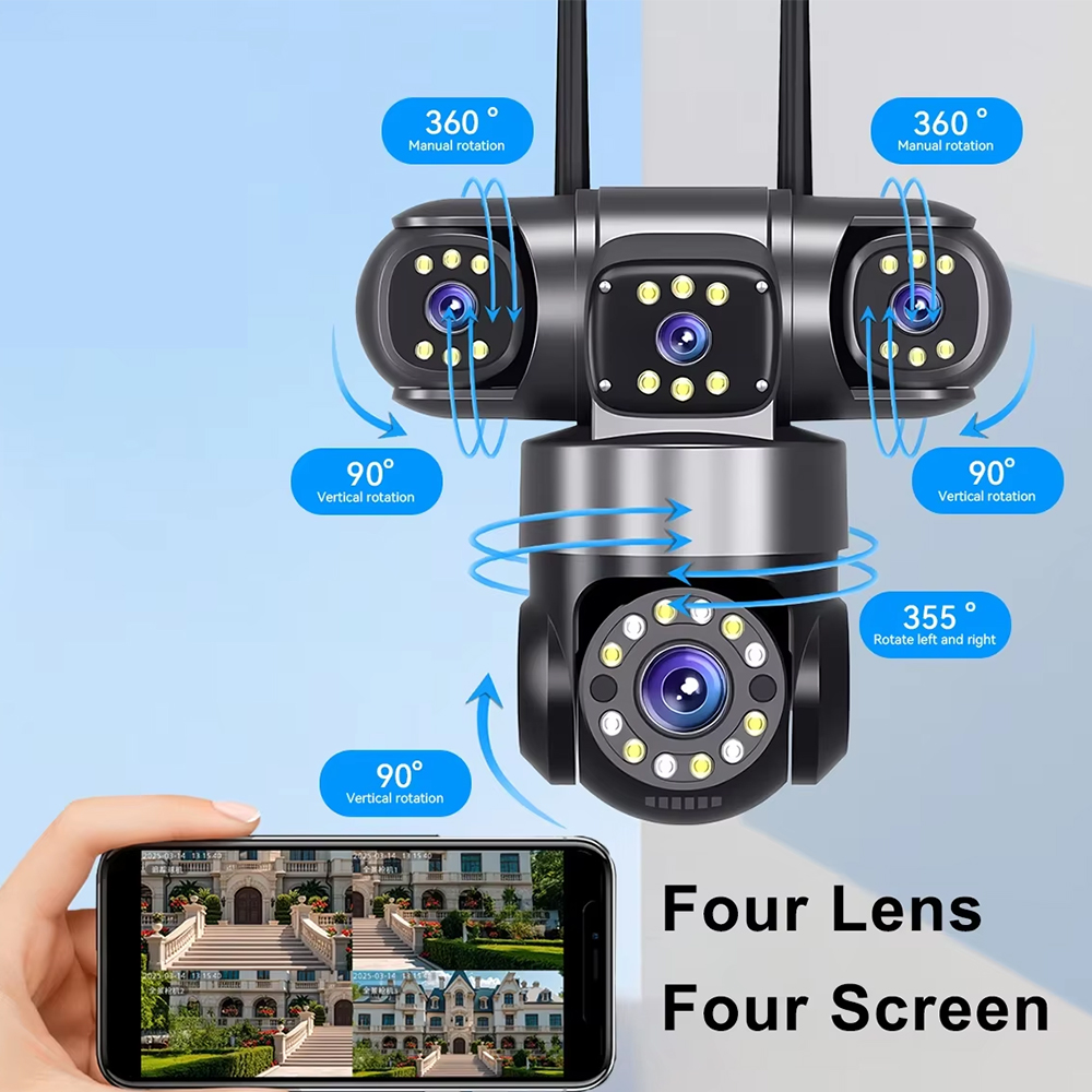 กล้องวงจรปิดอเนกประสงค์ 20MP ล - Home Yard Security Cameras บทวิจารณ์และราคา