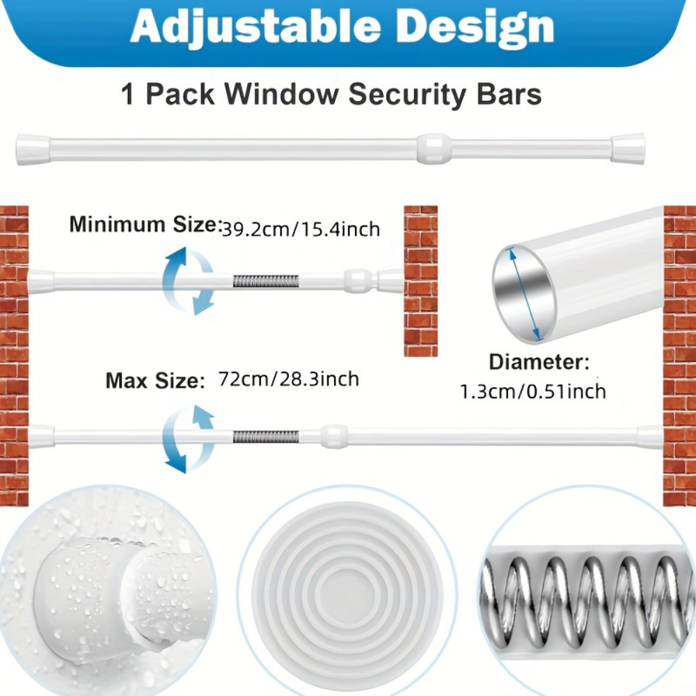 แถบกั้นหน้าต่างและประตูโลหะแบบ - Home Security Bars บทวิจารณ์และราคา
