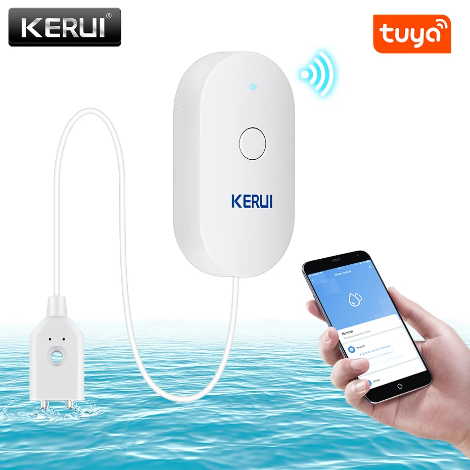 KERUI WiFi Water Sensor สมาร์ท - Home Security Kitchener บทวิจารณ์และราคา