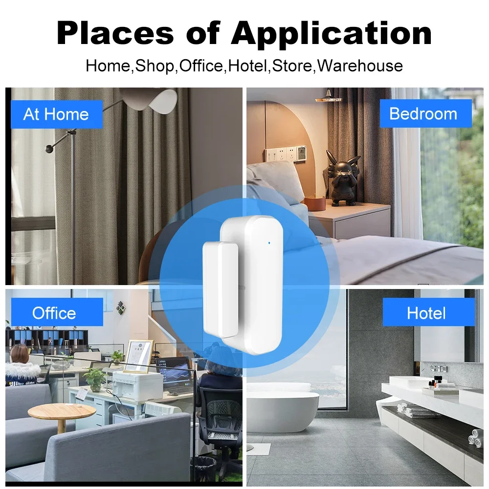 เซ็นเซอร์ประตูหน้าต่าง ZigBee  - Home Security Lights บทวิจารณ์และราคา