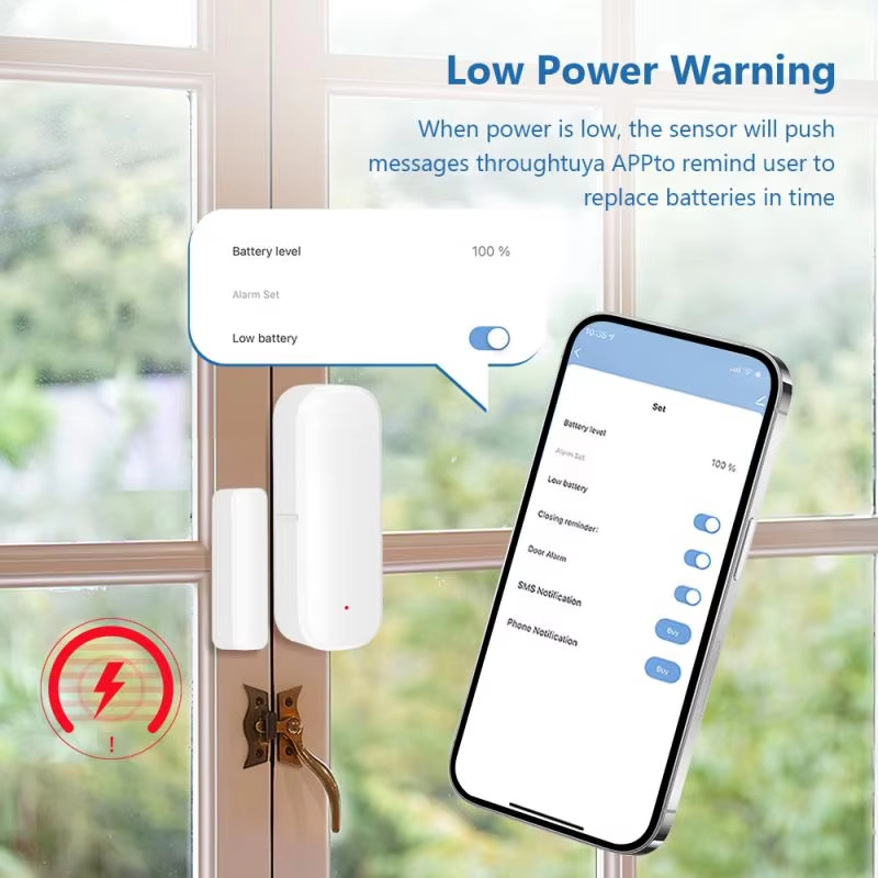 เซ็นเซอร์ประตูหน้าต่าง ZigBee  - Home Security Lights บทวิจารณ์และราคา