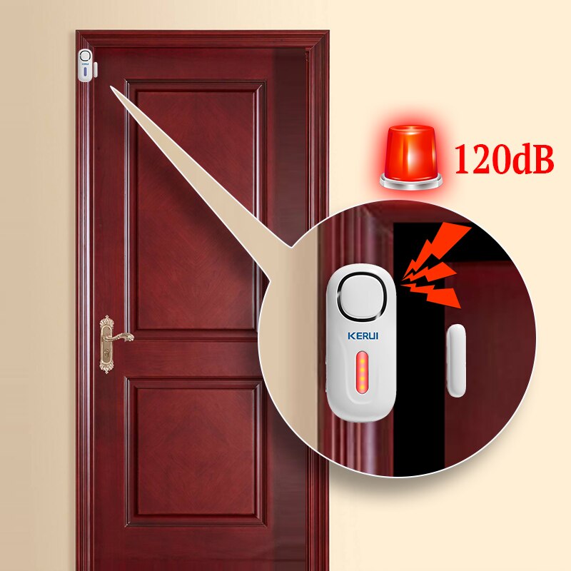 KERUI 120DB ไร้สายประตู/หน้าต่ - Home Security Lights บทวิจารณ์และราคา