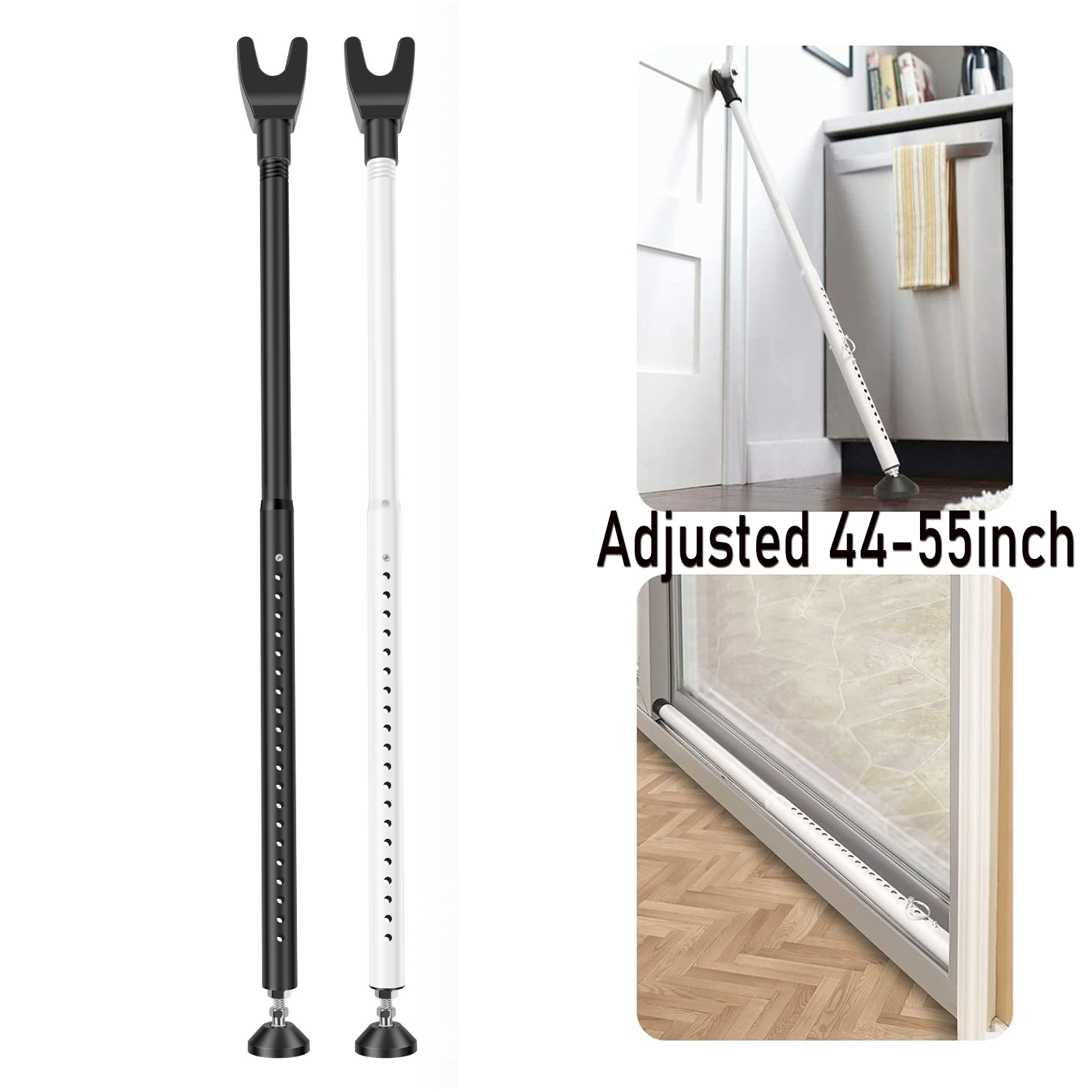 บาร์กั้นประตูแบบปรับได้ 44-55  - Home Security Bars บทวิจารณ์และราคา